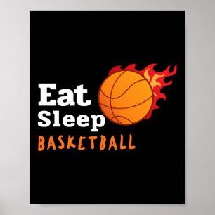 Eat Sleep Basketball Poster