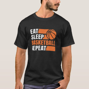 Eat Sleep Basketball Repeat Basketball Player Men T-Shirt