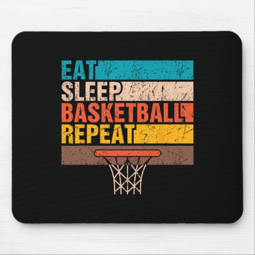 Eat Sleep Basketball Repeat Basketball Youths  Mouse Pad
