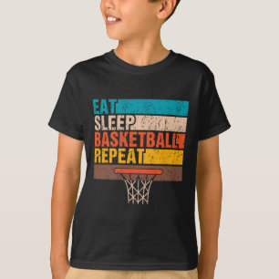Eat. Sleep. Basketball. Repeat. Basketball Youths T-Shirt