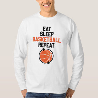 Eat Sleep Basketball Repeat Gift Idea Funny T-Shirt