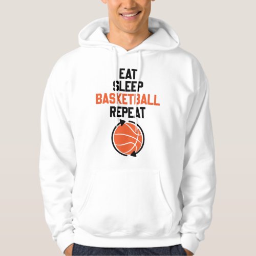 Eat Sleep Basketball Repeat Hoodie