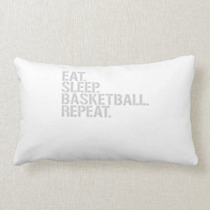 Eat Sleep Basketball Repeat Lumbar Pillow