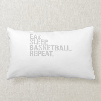Eat Sleep Basketball Repeat Lumbar Pillow