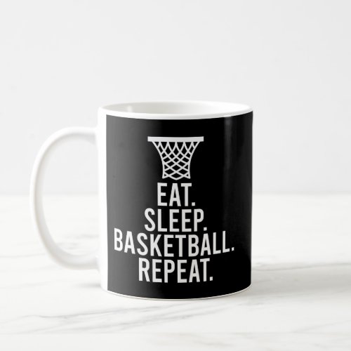 Eat Sleep Basketball Repeat Poison Coffee Mug