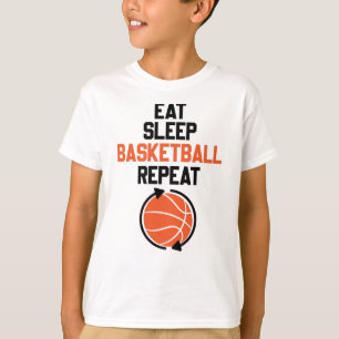 Eat Sleep Basketball Repeat T-Shirt