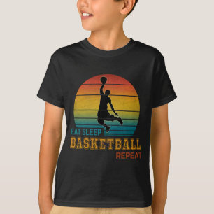 Eat Sleep Basketball Repeat T-Shirt