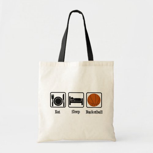 Eat Sleep Basketball Tote Bag