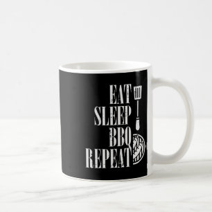 Eat Sleep Bbq Repeat Funny Rbecue Grilling Women M Coffee Mug