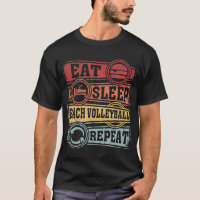 Eat Sleep Beach volleyball Repeat