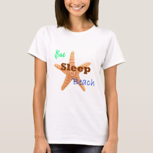 Eat Sleep Beach - Women's T-shirt