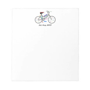 Eat, Sleep, BIKE! Fun Motivational Words for Biker Notepad