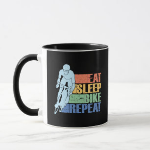 Eat Sleep Bike Repeat Funny BMX Biker MTB Stunt Mug