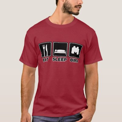 Eat Sleep Bird (bins) T-Shirt