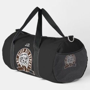 Eat Sleep BJJ Repeat - Brown Belt "Customizable" Duffle Bag