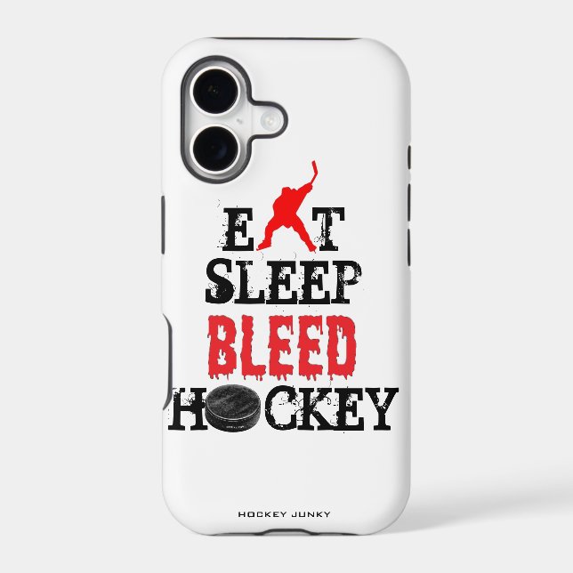 EAT SLEEP BLEED IPHONE CASE (Back)