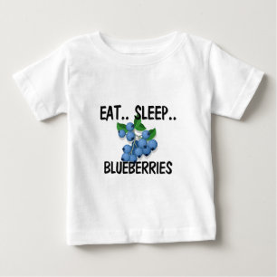 Eat Sleep BLUEBERRIES Baby T-Shirt