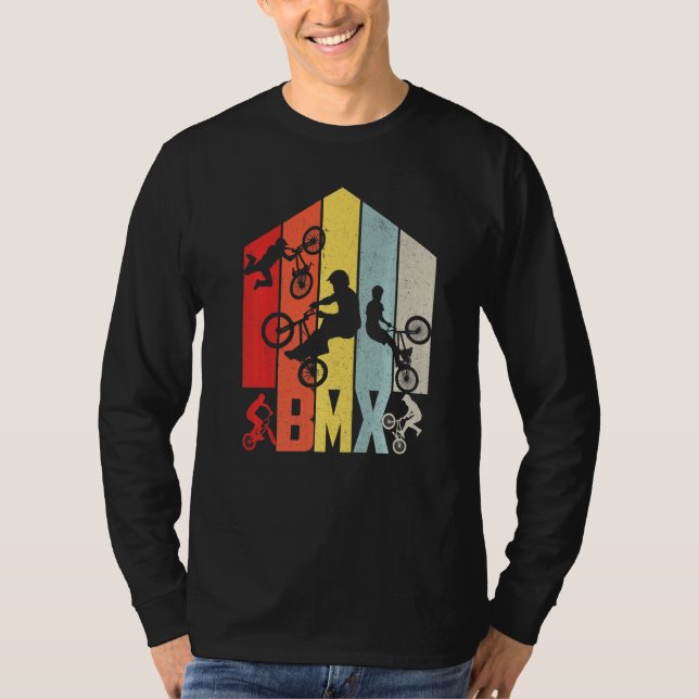 Eat Sleep Bmx Repeat  Bicycle Funny Motocross T-Shirt (Front)