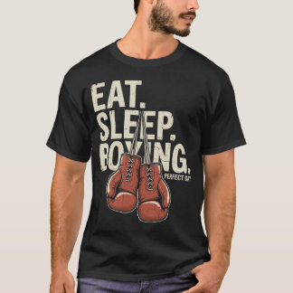 Eat Sleep Boxing Perfect Day Vintage T-Shirt