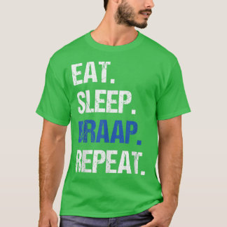 Eat Sleep Braap Repeat Funny Dirt Bike Motocross 4 T-Shirt
