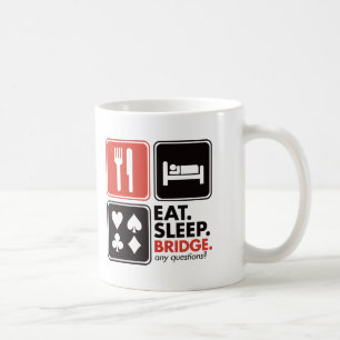 Eat Sleep Bridge Coffee Mug