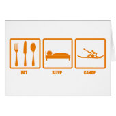 Eat Sleep Canoe (Front Horizontal)