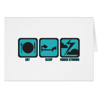Eat Sleep Chase Storms Cards