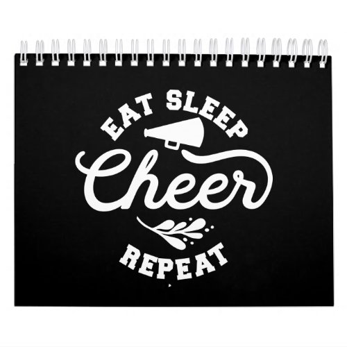 Eat Sleep Cheer Repeat Cheer Coach Calendar