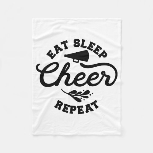 Eat Sleep Cheer Repeat Cheer Ideas Fleece Blanket