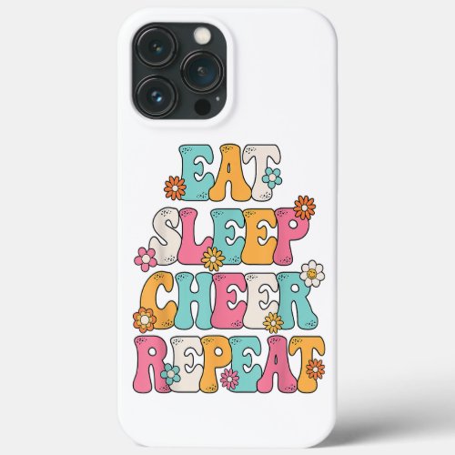 Eat Sleep Cheer Repeat phone case iPhone 13 Pro