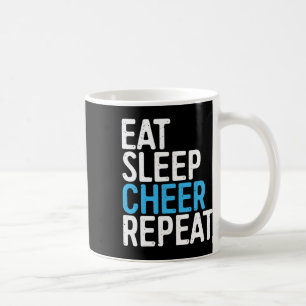 Eat Sleep Cheer Repeat Shirt Cheerleader Cheerlead Coffee Mug