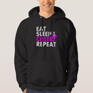 Eat Sleep Cheerleader Repeat Hoodie