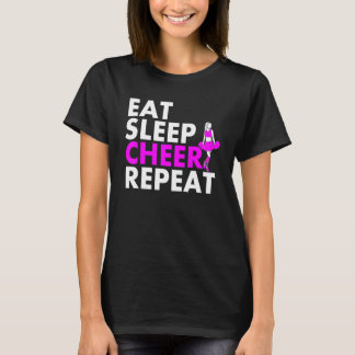 Eat Sleep Cheerleader Repeat T-Shirt