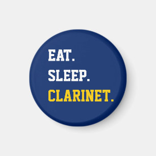 Eat Sleep Clarinet Magnet