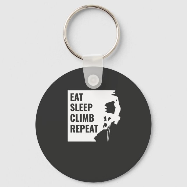 Eat Sleep Climb Repeat Keychain (Front)