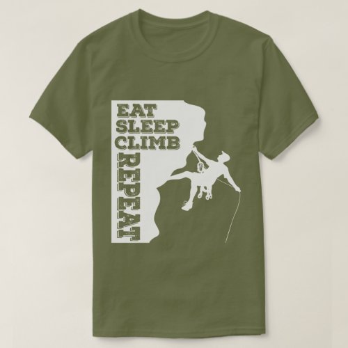 Eat Sleep Climb Repeat T_Shirt