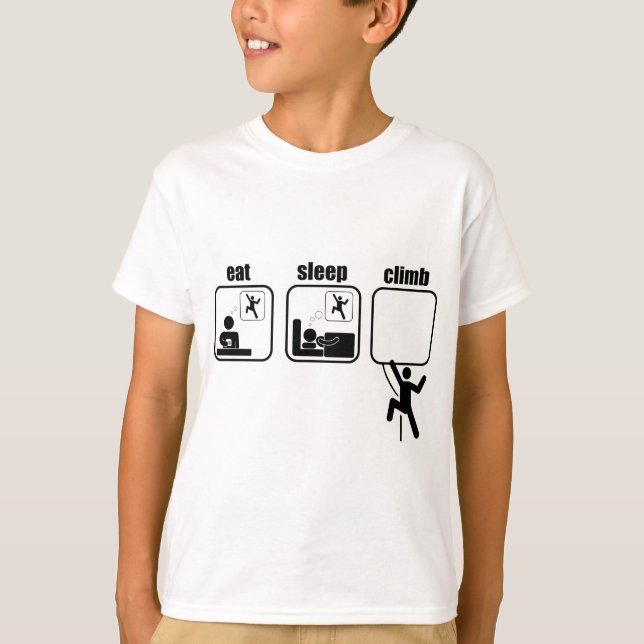 Eat. Sleep. Climb T-Shirt (Front)