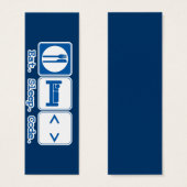 eat sleep code (html) bookmark (Front & Back)