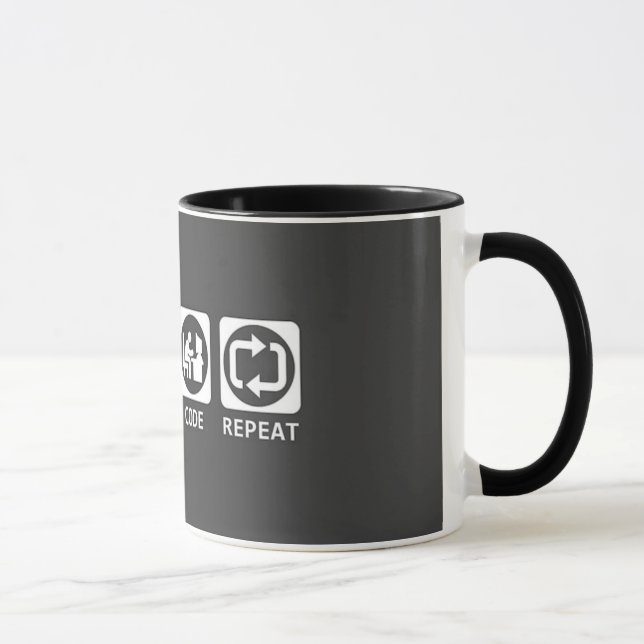 eat sleep code mug (Right)