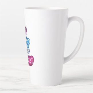 Eat Sleep Code Repeat Latte Mug