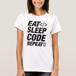 Eat Sleep Code Repeat T-Shirt