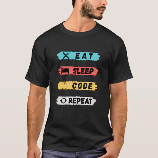Eat Sleep Code Repeat T-Shirt