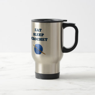 Eat Sleep Crochet Travel Mug