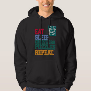 Eat Sleep Crossword Puzzles Repeat Crossword Puzzl Hoodie