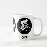 Eat Sleep Cycle Coffee Mug