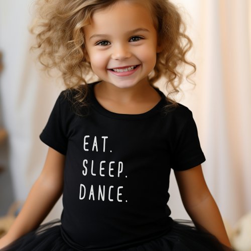 Eat Sleep Dance Ballerina Cute Girl T_Shirt