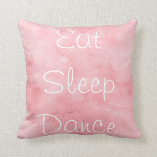 Eat Sleep Dance Throw Pillow