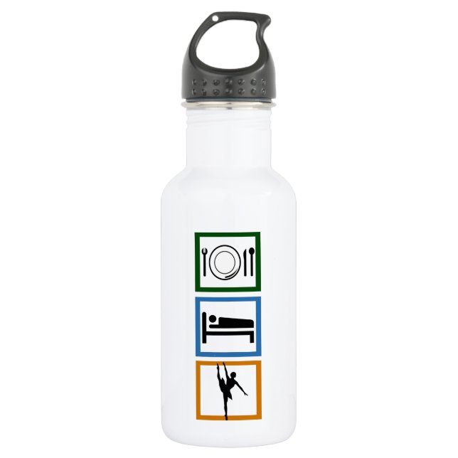 Eat Sleep Dance Water Bottle (Front)