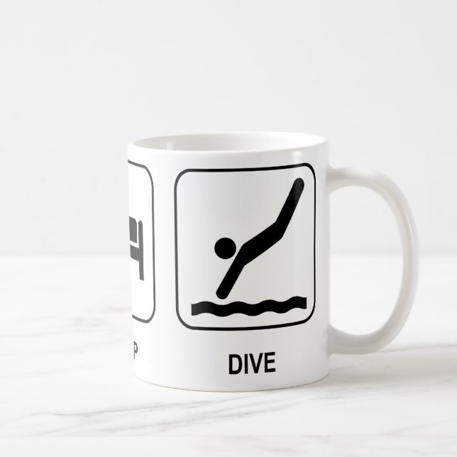 Eat Sleep Dive Mug (Right)