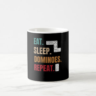 Eat Sleep Dominoes Repeat Play Dominoes Lovers Coffee Mug